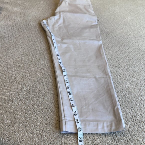 Nike Sportswear Cropped Woven Unlined Sneaker Pants Beige Sz M/32 #DD7032-236 - Picture 11 of 15